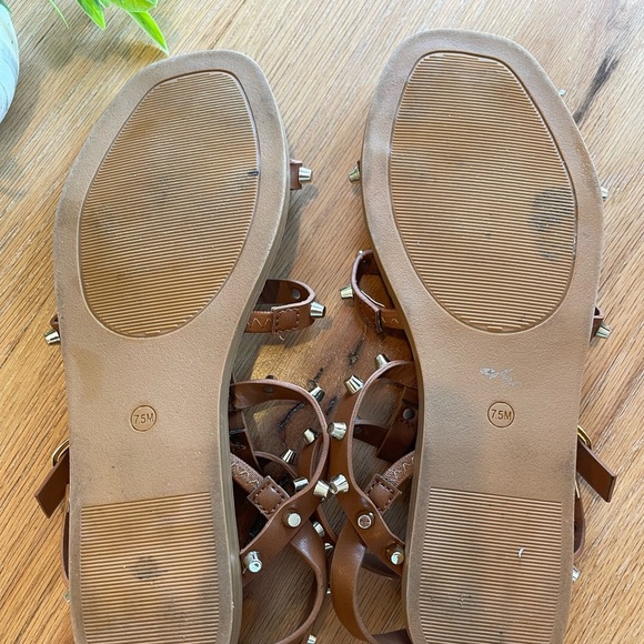 Steven Madden Women's Sunnie Square Toe Studded Gladiator Sandals Boho Size 7.5 - Picture 5 of 5